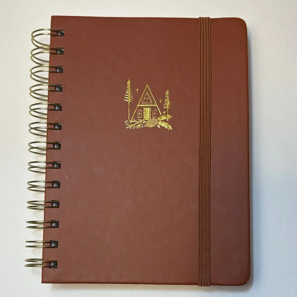 Archer & Olive Rustic Brown Journal with Elastic Closure - Picture 1 of 4